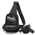 Shoulder holster bag for concealed carry of handguns Chest pack with Sling Ccw Sling Bag Tactical Crossbody Bag - color: Black
