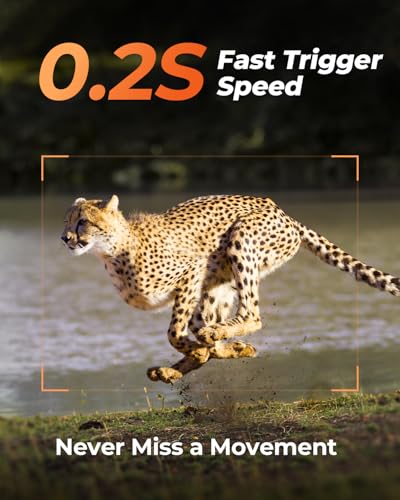 Loatos Trail Camera, Cellular Trail Camera with AI Animal Detection, Game Camera Built-in SIM Card 4G Unlimited Data Plan 2K Live View Game Cameras with Night Vision Motion Activated Waterproof IP66