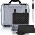 Relaxweex 11.3 x 8.7 x 4.2 Inch Hard Case, Grid Shell, Gray - color: Gray, size: 11.3 x 8.7 x 4.2 Inch, style: Grid Shell