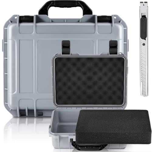 Relaxweex 11.3 x 8.7 x 4.2 Inch Hard Case, Grid Shell, Gray - color: Gray, size: 11.3 x 8.7 x 4.2 Inch, style: Grid Shell
