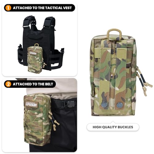 EXCELLENT ELITE SPANKER Tactical MOLLE Pouch EDC Utility Pouches - color: Multicam