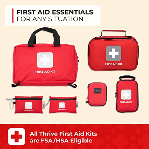 Thrive Hospital Grade First Aid Kit, 291 Pieces, Emergency Supplies | Medical Supplies For Home, Car, Trucks, Camping, Hiking, Travel, Sports And Hunting Emergencies - style: 291 Piece - Grey