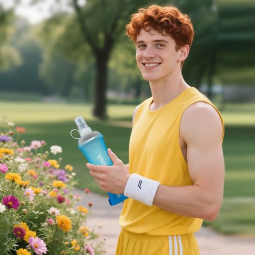 GUYI GYGYL Soft Flask, Collapsible Water Bottle for Sports, 250ml Blue 2pcs - color: 2Pcs 250ml Blue