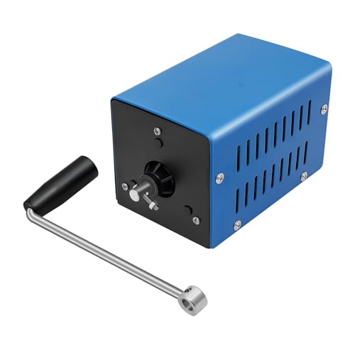 Crank Generator, 20W All-Metal Hand Crank Generator, 28V Output Portable Hand Charger with Multi-Device Charging for Camping, Hiking, Emergency Preparedness