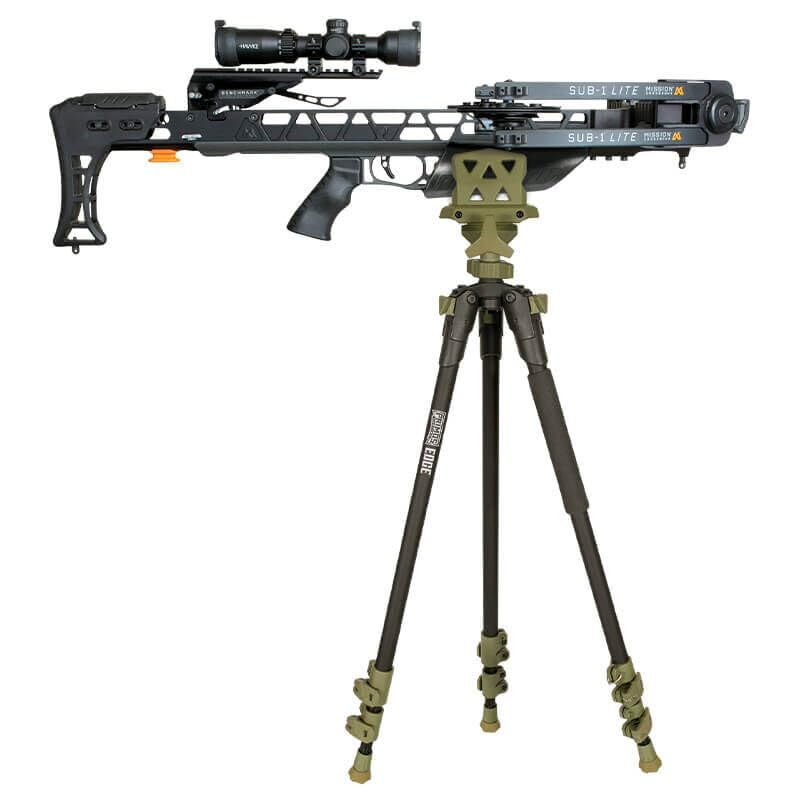 Primos Hunting Edge Aluminum Tripod Shooting Stick with Gun Clamp | Lightweight and Adjustable Hunting Shooting Support with 360° Panning