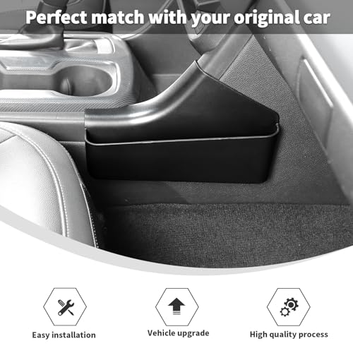 Linskip Center Console Storage Organizer Kit Compatible with Chevy Colorado & GMC Canyon 2014-2022, Hanging Storage Box + Gear Shift Side Pocket - color: 15-22 Kit