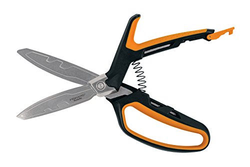 Fiskars Pro 10" PowerArc Easy Action Shears, Heavy Duty Utility Scissors - style: PowerArc Shears 10 in.