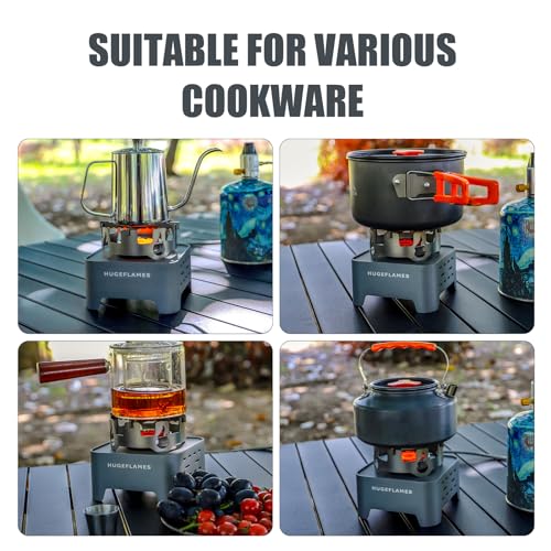 Propane Camping Stove with Carrying Case & Ignition Portable Gas Stove for Outdoor Camping BBQ Hiking - style: Infrared Burner
