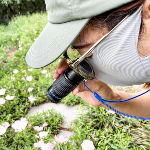 Close-up Monocular for Low Vision, Short Distance Viewing with Wide Field of View, Mini-Size Magnifier (6x16mm-Blue Style) - size: 6x16mm-Blue Style