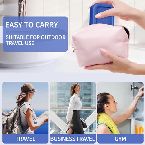 Leak Proof Soap Case,Large Silicone Travel Soap Holder,Portable Soap Box with Drainage Layer,Bathroom Shatter Proof,Suitable for Travel, Bathroom, Camping, Gym(Dark Blue) - color: Dark Blue