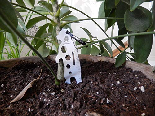 UST Tool-a-Long Multi-Tool Carabiners with Durable, Compact Stainless Steel Construction for Hiking, Kayaking, Camping, Travel and Outdoor Survival - style: Standing Bear