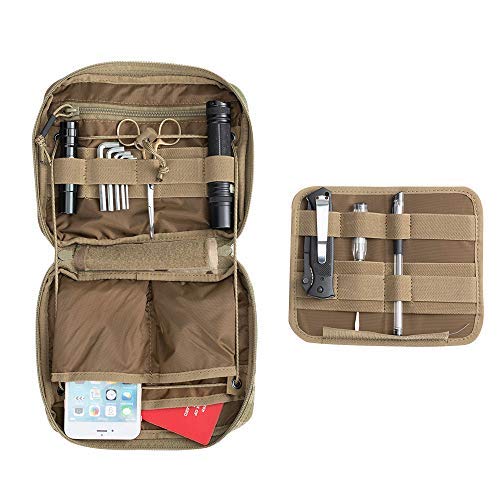 EXCELLENT ELITE SPANKER Molle Admin Pouch Tactical EDC EMT Utility Tool Pouch Medical Organizer Bag Modular Pouches Waist Pouch - color: Multicam