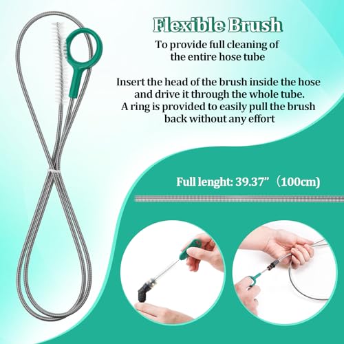 Patelai 2 Set 8 in 1 Reservoirs Hydration Bladder Cleaning Kit - color: Green