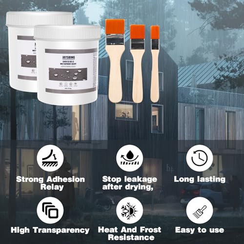 21 OZ (600g) Jaysuing Invisible Waterproof Agent, Waterproof Sealant - size: 2Pack
