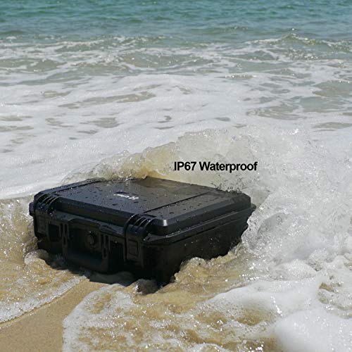 Lykus HC-4420 Waterproof Hard Case with Foam, Inner Size 15.75*10.24*5.91in - size: 15.75" × 10.24" × 5.91"