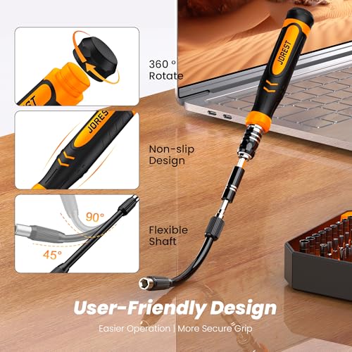 JOREST 115 in 1 Precision Screwdriver Set, Magnetic Electronics Tool Kit | Gifts for Men, Mini Repair Tool for iPhone, Macbook, PC, Laptop, Computer, Jewelers, PS5, Watch, Eyeglasses, Xbox, Switch - style: 115 in 1
