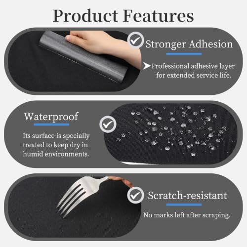 Canvas Repair Patch, Self Adhesive Waterproof Fabric Patch Light Gray - color: Light Gray