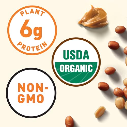 CLIF Nut Butter Bar - Peanut Butter - Energy Snack Bars - Non-GMO - USDA Organic - Plant Based - Low Glycemic - 1.76 oz. 5 Count (Pack of 6) - size: 5 Count (Pack of 6)