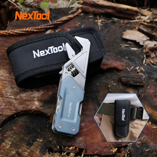 NexTool W1 Adjustable Wrench Multitool, 6-in-1 EDC Screwdriver Tool