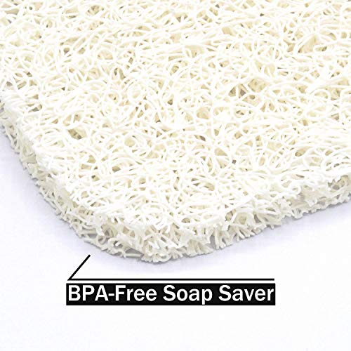Soap Dish Stainless Steel Bar Soap Holder for Shower Bathroom, Self-draining Soap Dishes Sponge Holder for Kitchen Sink, Easy Cleaning Quick Dry with White Soap Saver - color: White-arch 1p