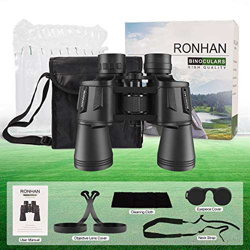 RONHAN 20×50 Binoculars for Adults High Powered with Carrying Case & Strap
