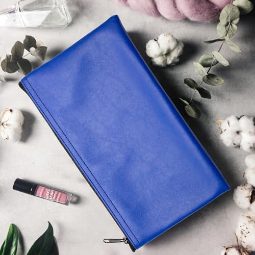 Multi-Purpose Zipper Bag, Royal Blue, 11 x 6 Inch | Reusable, Travel Pouch, Lightweight, Makeup Organizer - color: Royal Blue