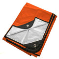 Arcturus Insulated Tarp, Reusable Heavy Duty Thermal Survival Blanket – 60x82in, Reflects 90% Body Heat, Waterproof, Windproof, 3-Layer Design, Reinforced Grommets, Orange - color: Orange
