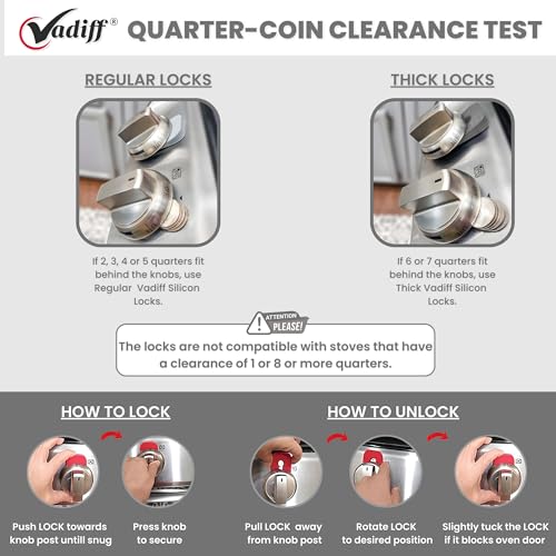 Mom's Choice Award Stove Knob Locks | 5-Pack Silicone Child Safety Lock Set | Safe, Sturdy & Heat-Resistant | Fits Small, Medium, Large Push Turn Knobs to Prevent Accidental Use - Gray - color: Gray