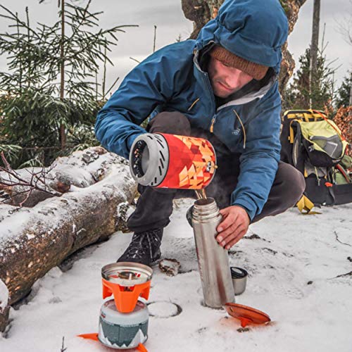 Fire-Maple Fixed Star X2 Backpacking Camping Stove System, Orange,22oz - color: Red