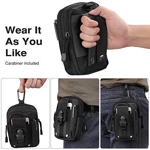 Utility Pouch Gadget Belt Waist Bag with Cell Phone Holder for Compact Carry Waist Pack - color: 4.ACU