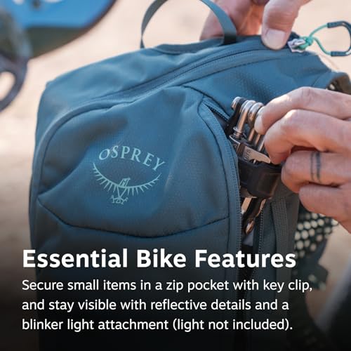 Osprey Berm Biking Backpack with Hydraulics Reservoir - Lightweight Hydration Backpack for Men and Women - color: Botswana Purple Dust Print, style: 2l