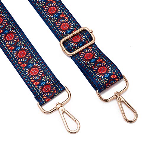 ZOOEASS Wide Shoulder Strap Adjustable Replacement Belt Crossbody Canvas Bag Handbag - color: Dandelion, size: EXTRA LONG:66.9"(170cm)Wide:1.4"(3.5cm)