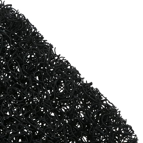 Snowkingdom 4 Pack Black Soap Saver Draining Lift Pad 2.9" x 4.5" PVC Non-BPA Non-Slip Durable - color: Black
