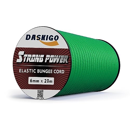 Elastic Bungee Shock Cord 3-8mm (Green, 3/16'' x 66FT) - color: Green, size: 3/16'' x 66FT