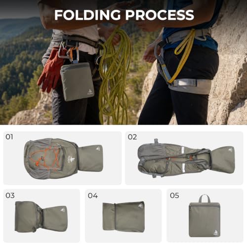 14L Small Hiking Backpack, Packable Travel Daypack for Men Women | Lightweight, Quick-Access Phone Pocket, Breathable, Water Resistant, Adjustable Straps, Emergency Whistle, Commuting Cycling - color: Grey