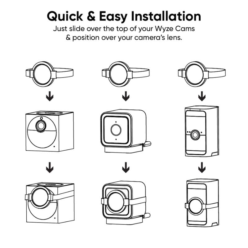 Wyze Camera Macro Close-Up Lens Attachment | Macro Close-Up Lens; Stunning Clarity Details; Quick Easy Install; Universal Wyze Compatible