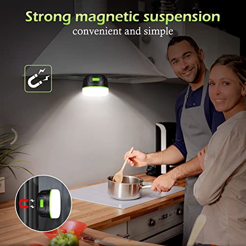 Sinvitron LED Camping Lantern Rechargeable with Remote Control - 1000LM 150H Runtime Tent Light, 5200mAh Water-Resistant Emergency Light for Hurricane Power Outages, Hiking Home - style: 1Pack Black&Green