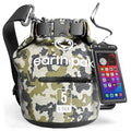 Earth Pak Waterproof Dry Bag with Zippered Pocket - Waterproof Dry Bag Backpack Keeps Gear Dry - color: Camo, size: 5L