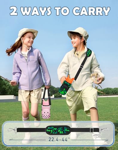 Miss Adola Kids Water Bottle Carrier, 10-18 Oz - color: Green World