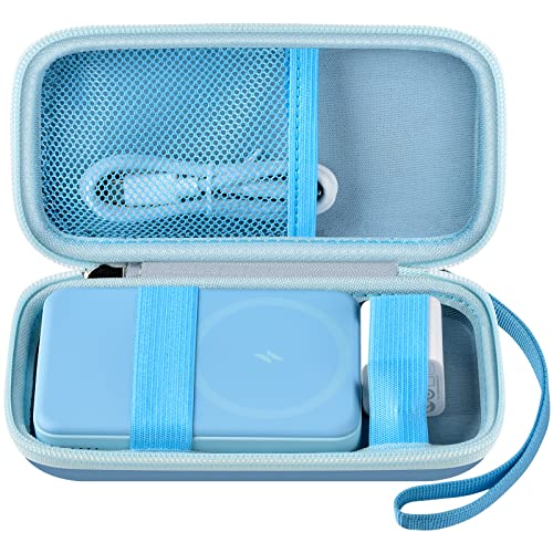 Power Bank Case for Anker MagGo 633/622/621/321 Portable Charger, Box Only - color: Blue, size: Medium