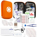 Small-Waterproof Car First-Aid Kit Emergency-Kit - Orange 277Piece Camping Equipment for Camping Hiking Home Travel YIDERBO - color: Orange