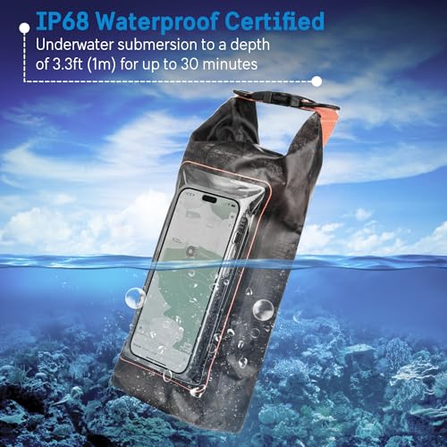 Pelican Marine IP68 Waterproof Dry Bag 2L w/Phone Pouch/Case - Hunter Camo - color: Hunter Camo - 2L, size: 2L
