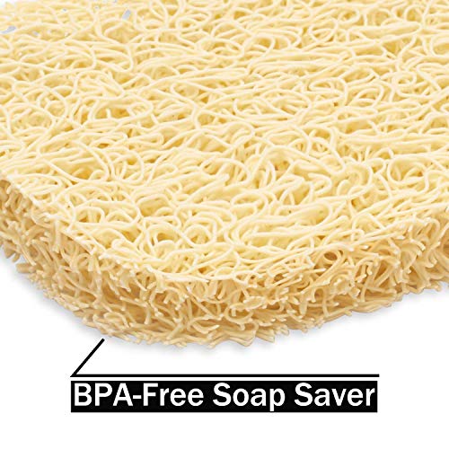 Soap Dish Stainless Steel Bar Soap Holder for Shower Bathroom, Self-draining Soap Dishes Sponge Holder for Kitchen Sink Easy Cleaning Quick Dry with Beige Soap Saver - color: Beige-arch 1p