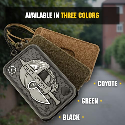 M-Tac Tactical Hanging ID Card and Patch Holder with Hook and Loop Surface and Draw Cord (Olive) - color: Olive, size: hook and loop surface