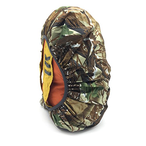 Waterproof Rucksack Cover Backpack Rain Cover 30L-100L for Travel Climbing Hiking (Leaf Camo, 60L-70L) - color: Leaf Camo, size: 60L-70L