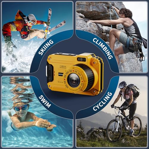 48MP Waterproof Digital Camera with 32GB TF Card