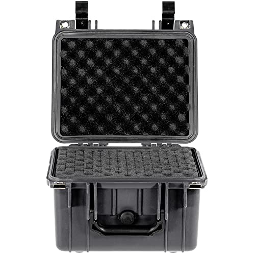 Eylar Small 10.62" Deep Gear, Equipment, Hard Camera Case Waterproof with Foam TSA Standards (Gray) - color: Gray