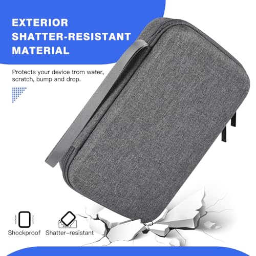 Hard Electronic Organizer Travel Case for MacBook Power Adapter Chargers Cables Power Bank Apple Magic Mouse Apple Pencil USB Flash Disk SD Card Hard Drive Waterproof Shockproof Carrying Case, Grey - color: Grey
