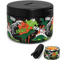 LOHASOK Kids Insulated Thermo for Hot Food Soup, 12oz - color: Black Dinosaur, size: 12 ounces