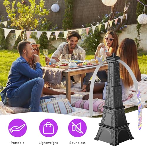Fly Fans for Tables, Fly Repellent Fan Keep Flies Away, Battery Powered Bug Fans with Holographic Blades for Picnic, BBQ, Restaurant, Party and Kitchen, Indoor and Outdoor 4 Pack